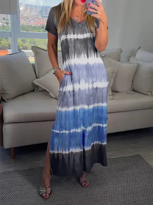 Verónica | Vestido cómodo con aberturas