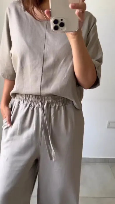 Lucía | Conjunto de Lino 2 Piezas