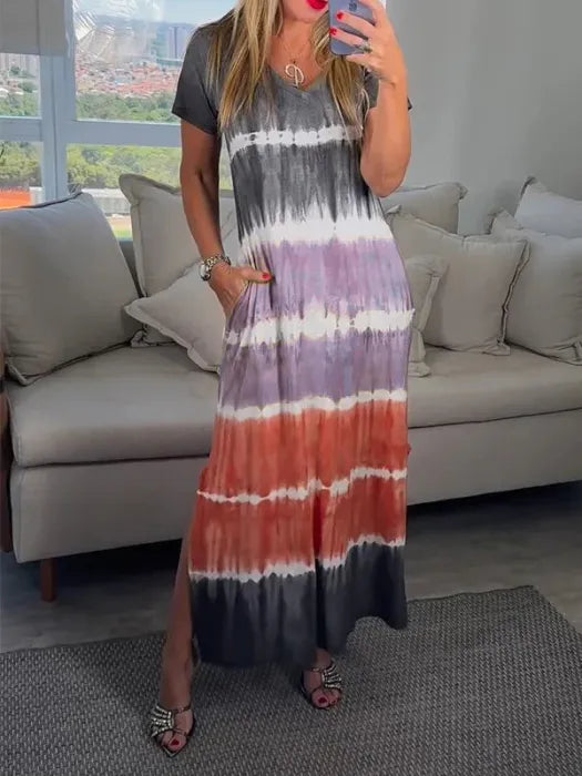 Verónica | Vestido cómodo con aberturas