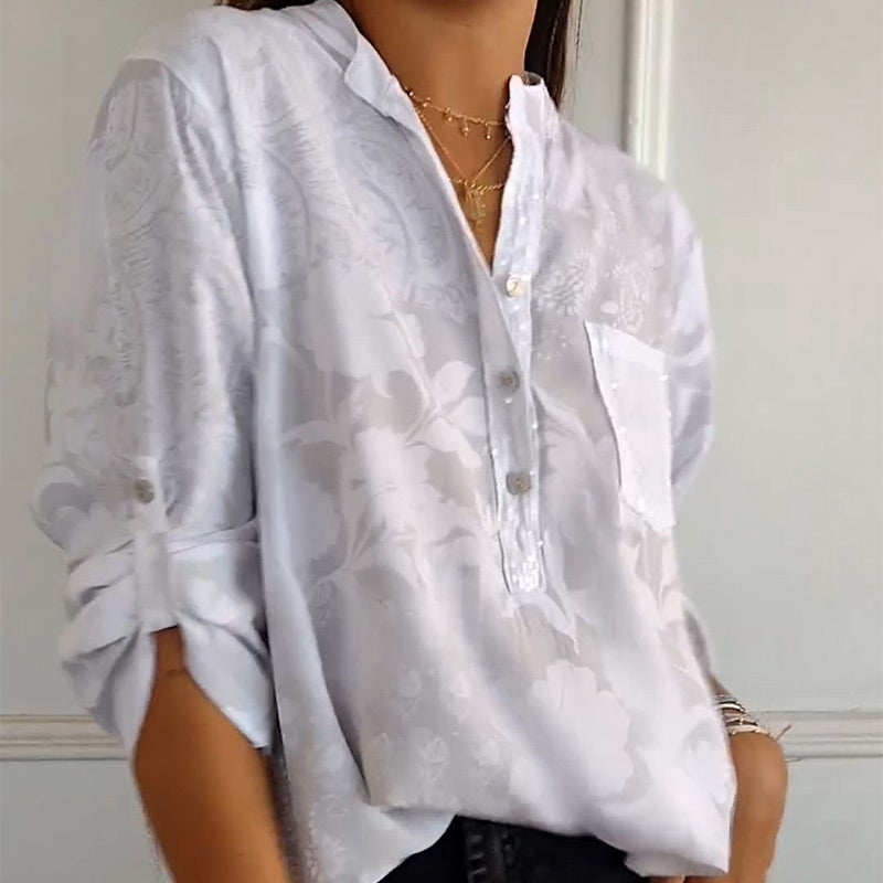 Blusa Annabel I con cuello en V