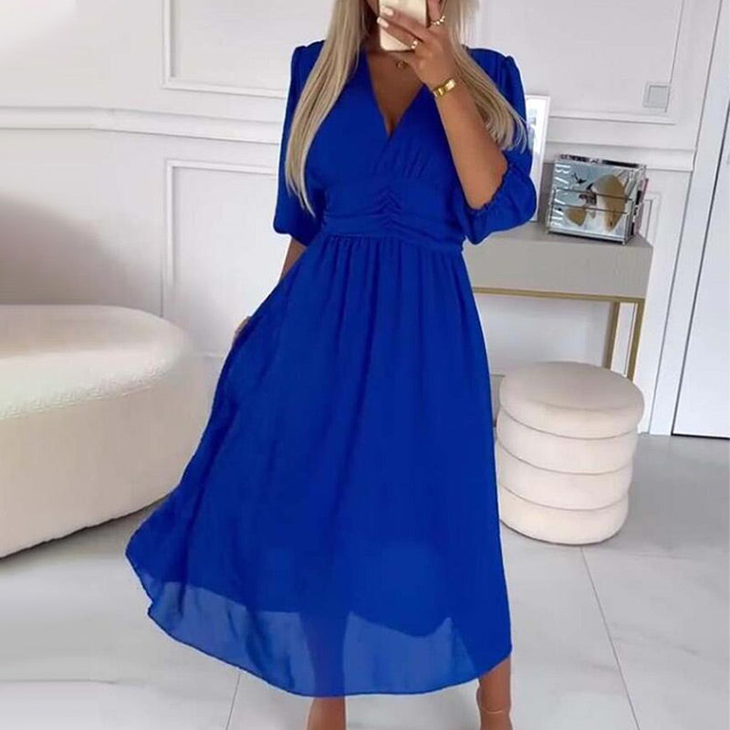 Claudine | Vestido elegante de gasa
