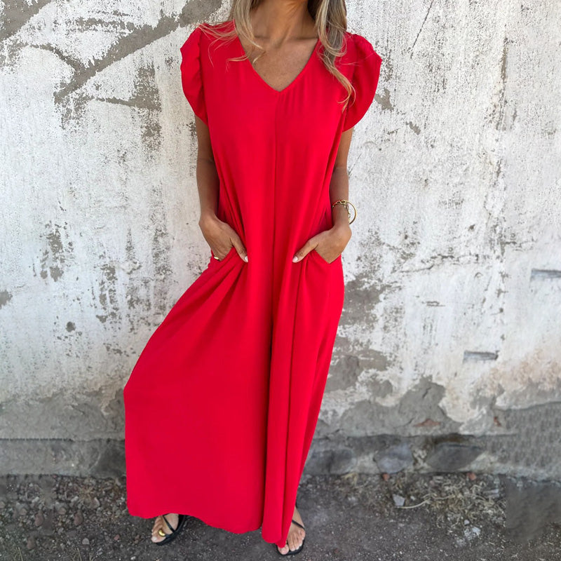 Sofía | Vestido largo con escote en V
