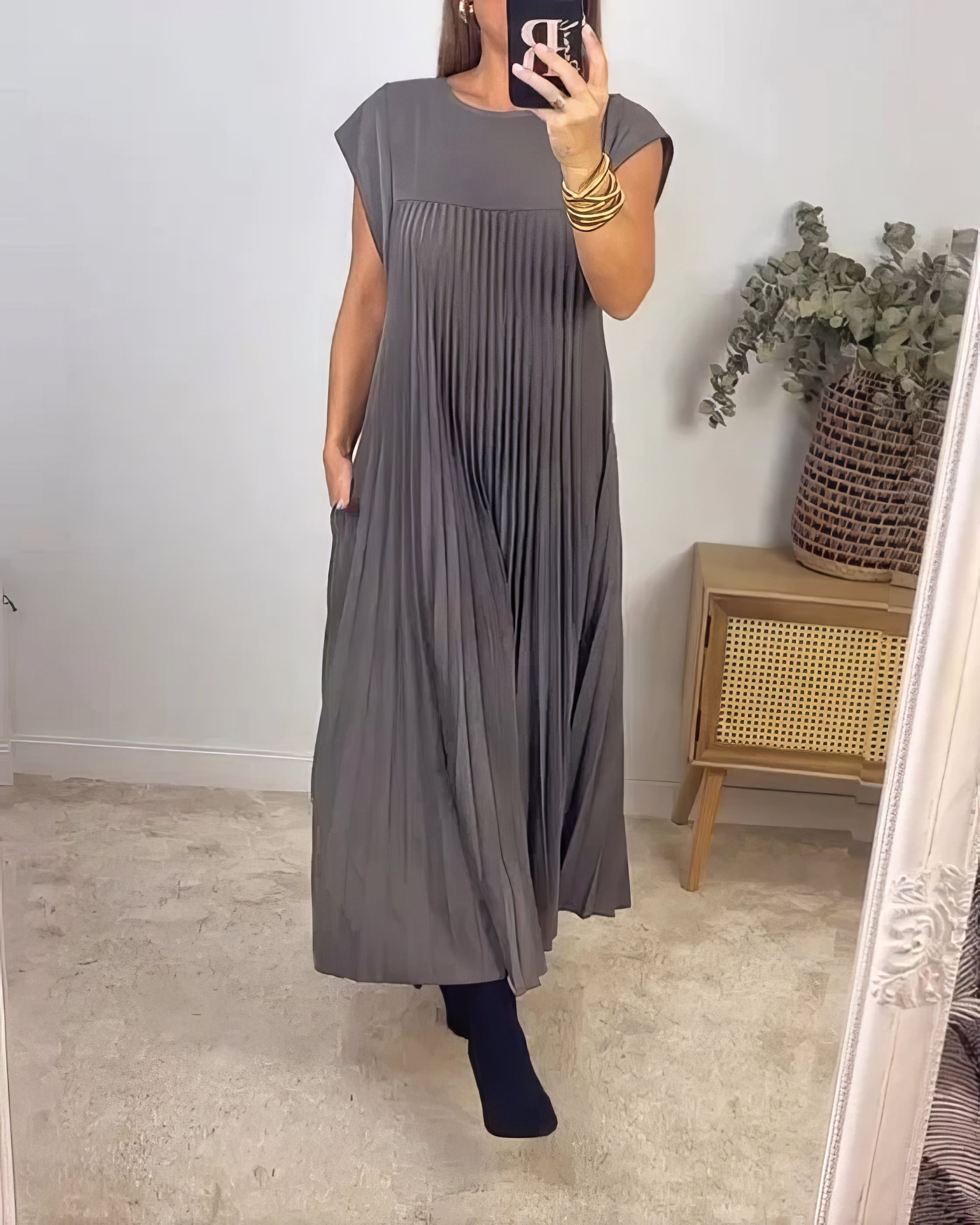 Colette | Vestido plisado elegante