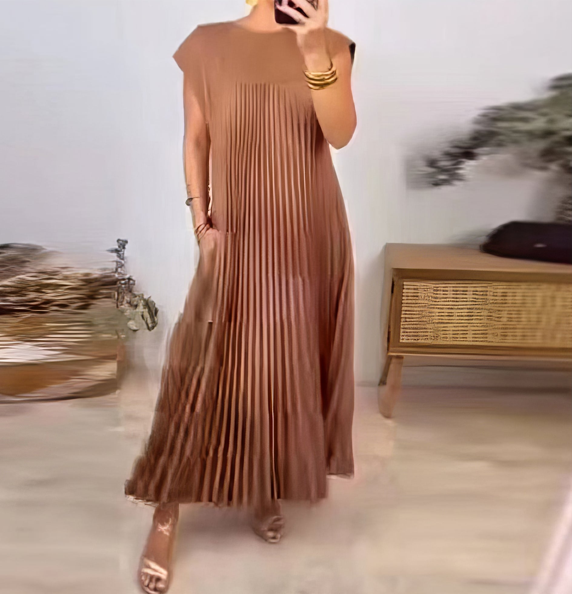 Colette | Vestido plisado elegante