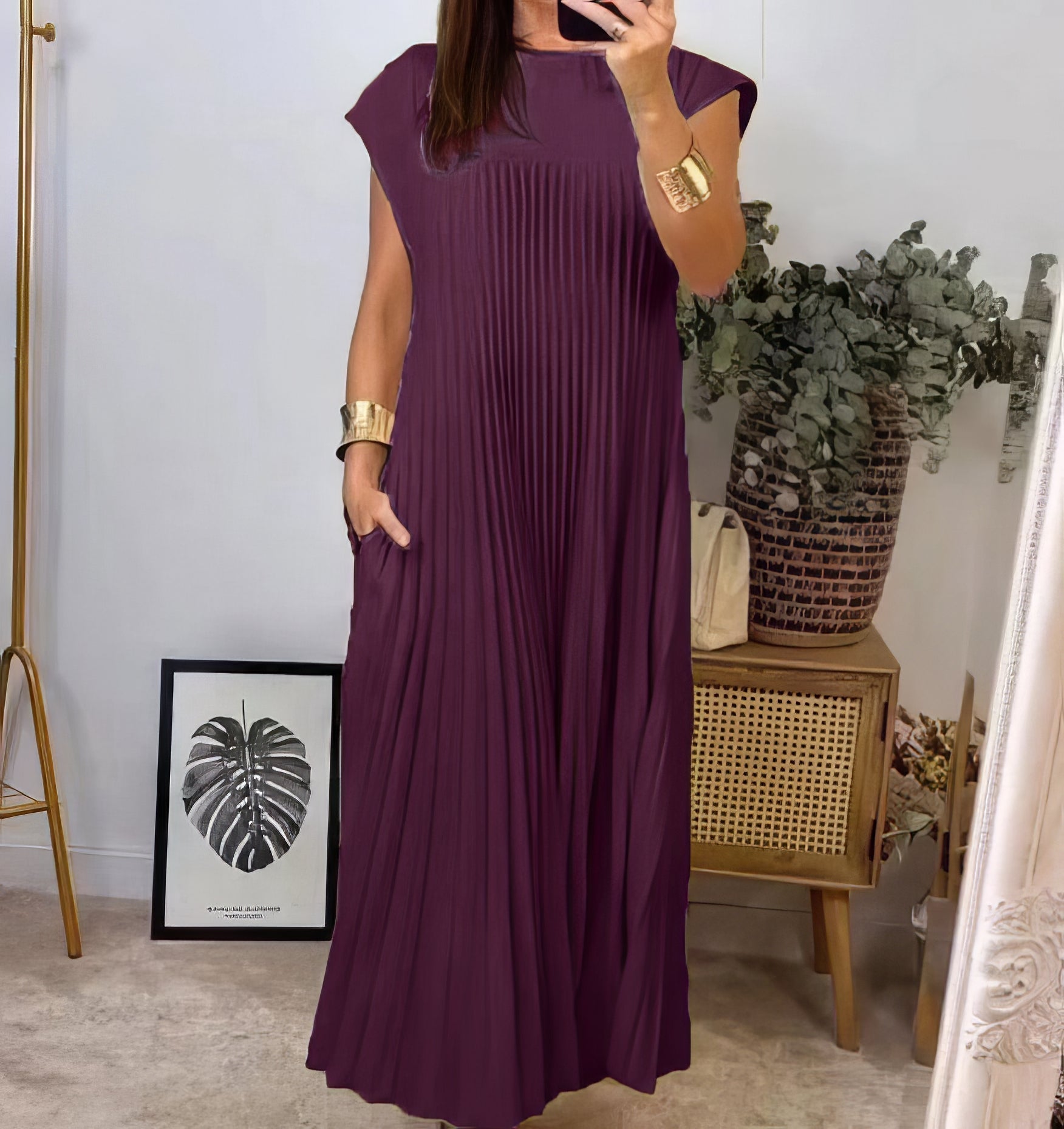 Colette | Vestido plisado elegante