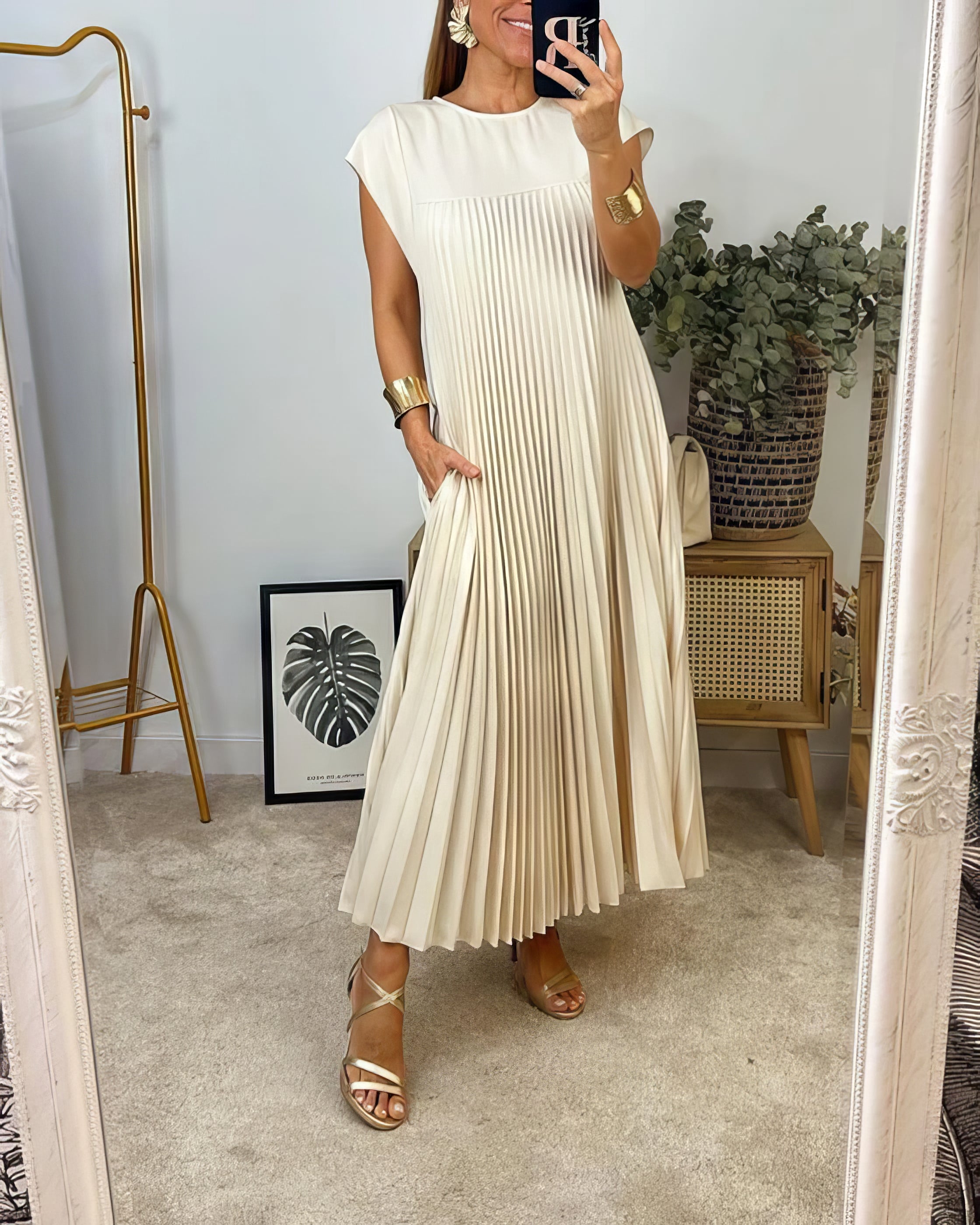 Colette | Vestido plisado elegante