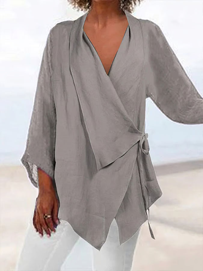 Carmen I camisa de lino oversize