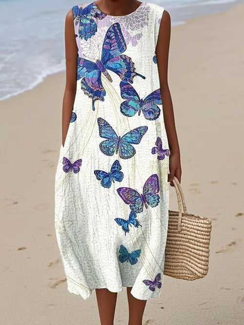 Vestido etéreo y floral