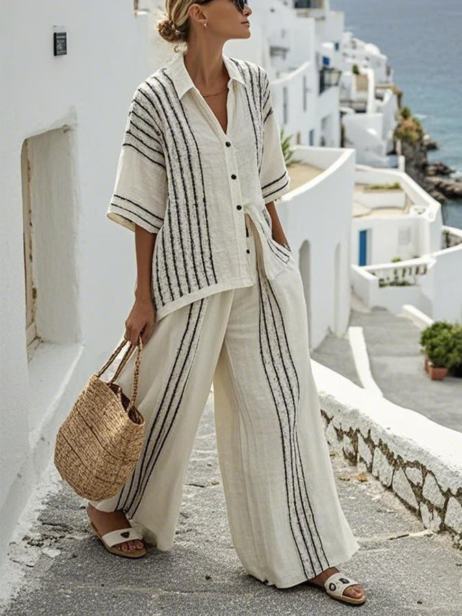 Conjunto lino fresco y atemporal