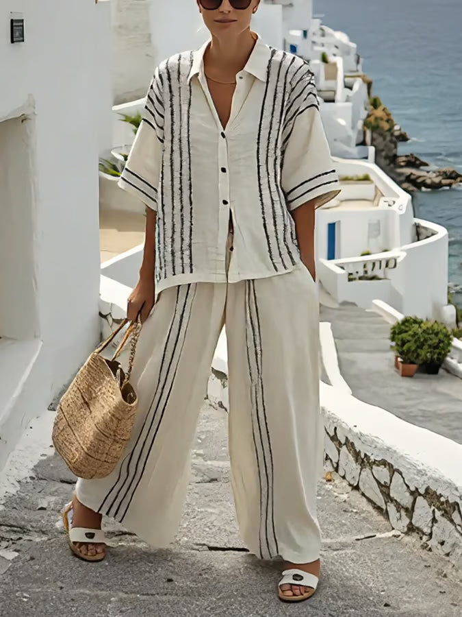 Conjunto lino fresco y atemporal