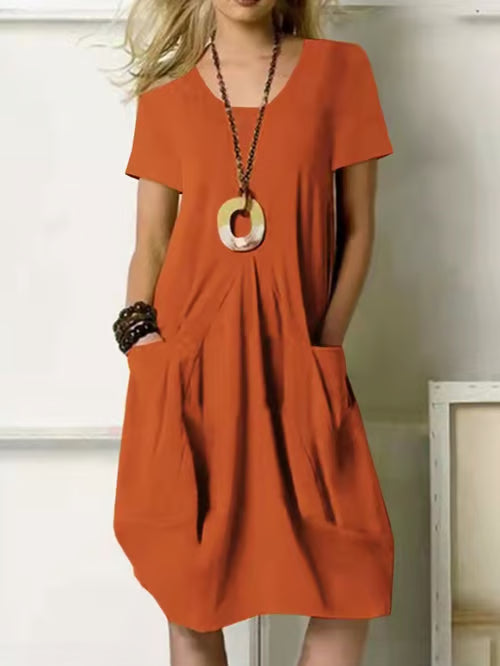 Clara | Vestido Corto de Lino