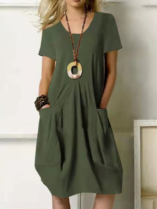 Clara | Vestido Corto de Lino