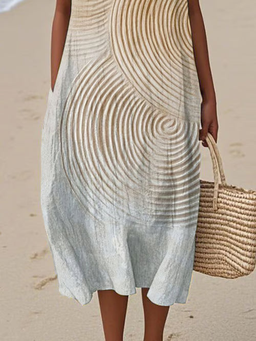 Vestido gráfico y moderno