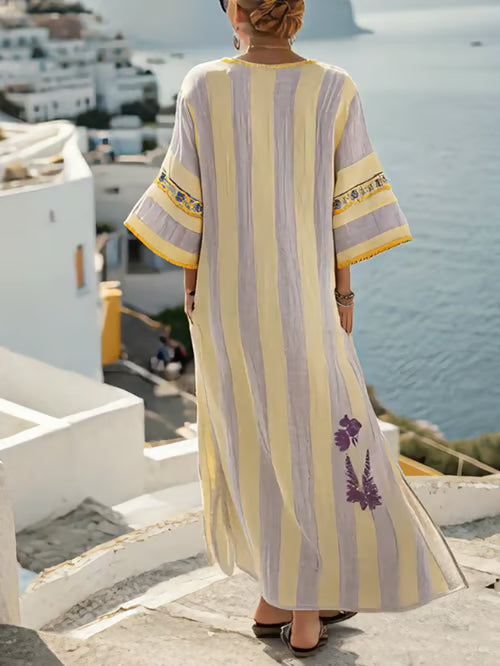 Vestido bohemio de lino