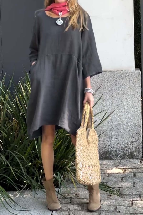 Lucía | Vestido de Lino Casual y Chic