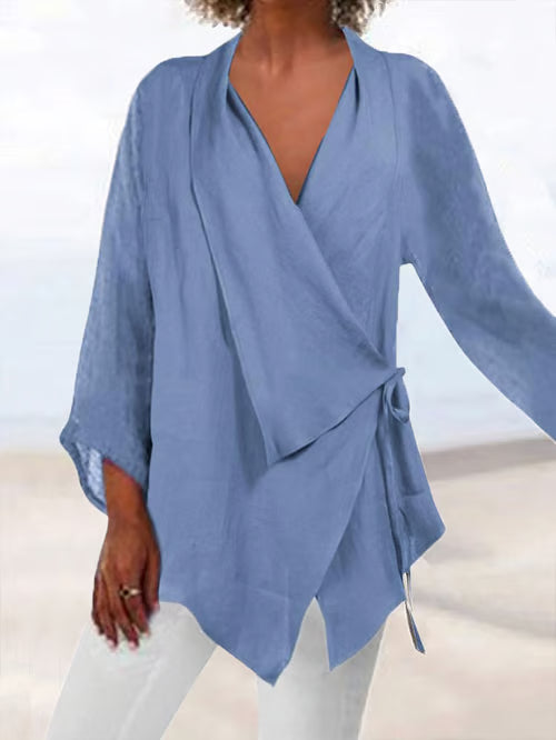 Carmen I camisa de lino oversize