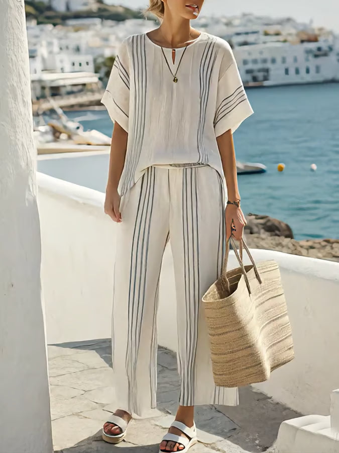 Conjunto de Lino Estilo Natural