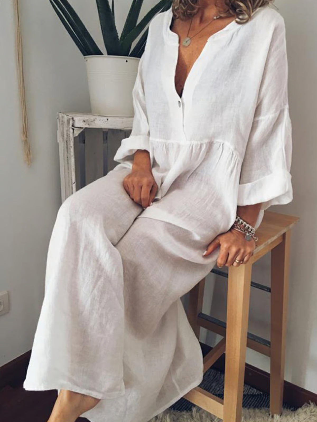 Casual vestido largo