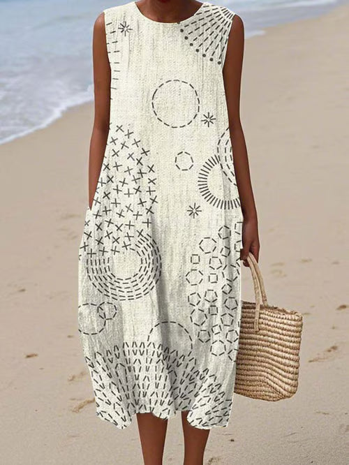 Vestido con cintura marcada