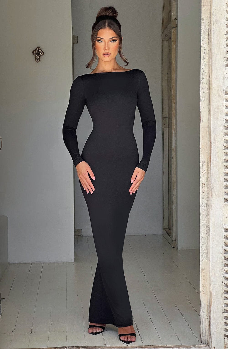 Eleanor | Vestido maxi con la espalda descubierta