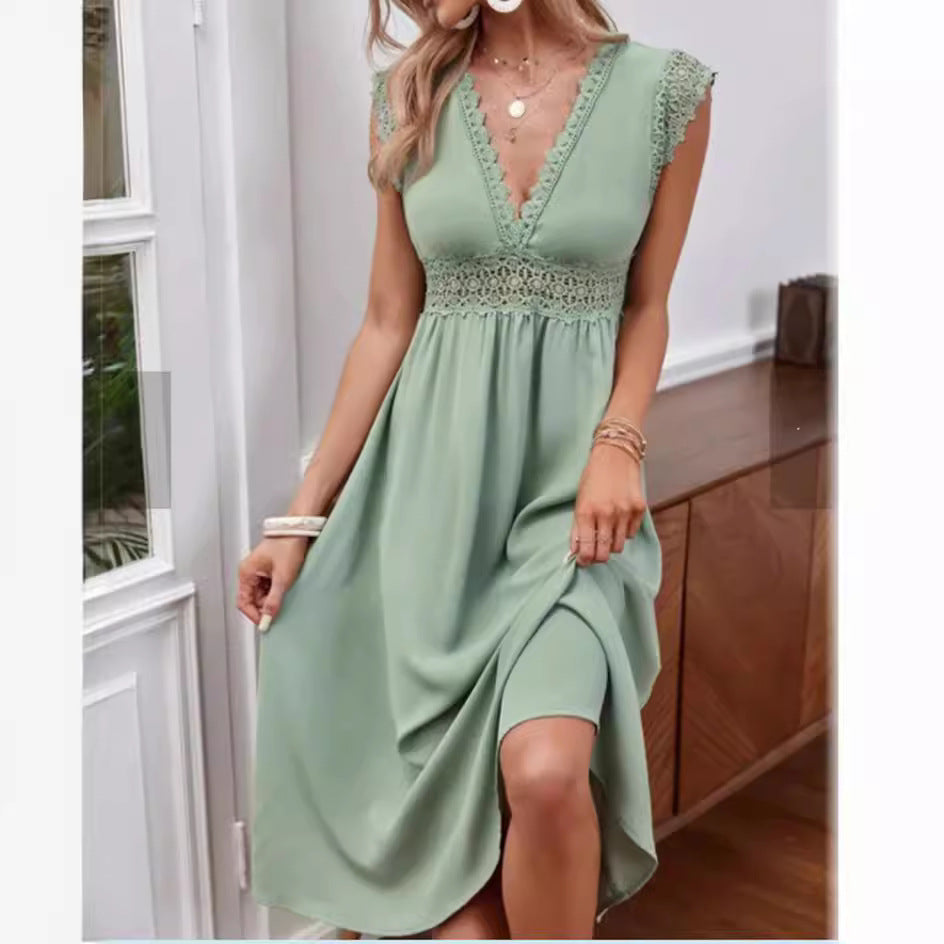 Alba | Vestido Suelto en V