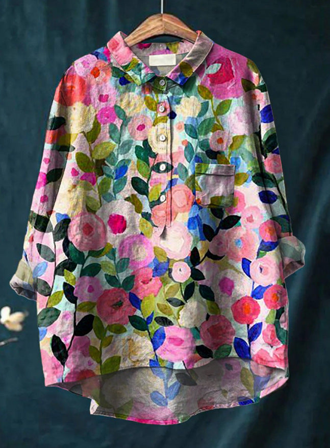 Elise | Blusa clásica de flores (1+1 Gratis)