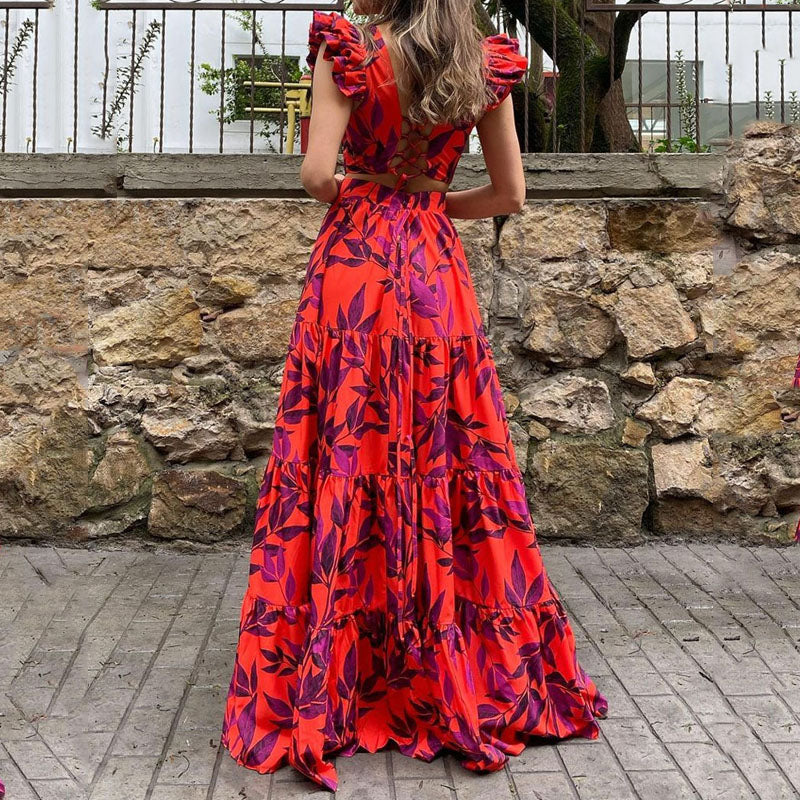Noémie | Vestido alegre con estampado floral
