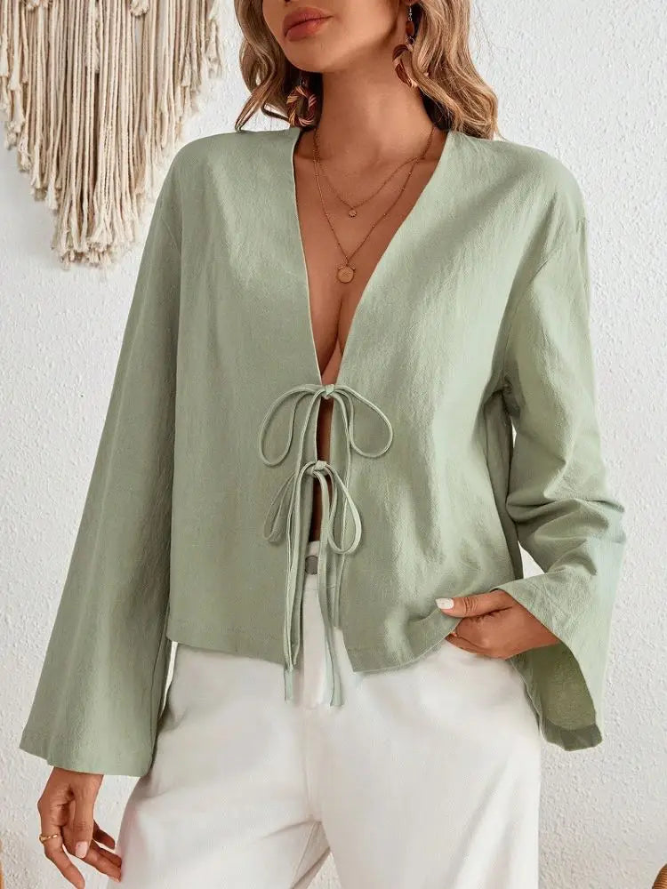 Carmen | Blusa de Lino Fresco