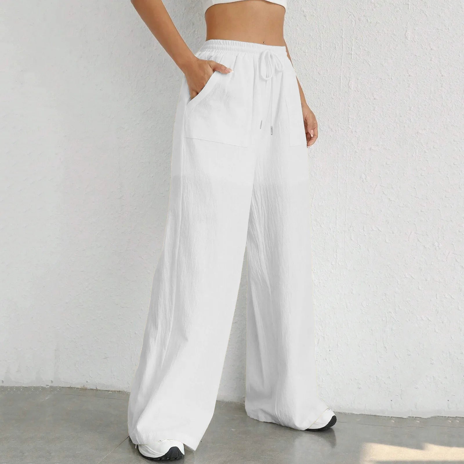 Gabrielle | Pantalón ancho de lino