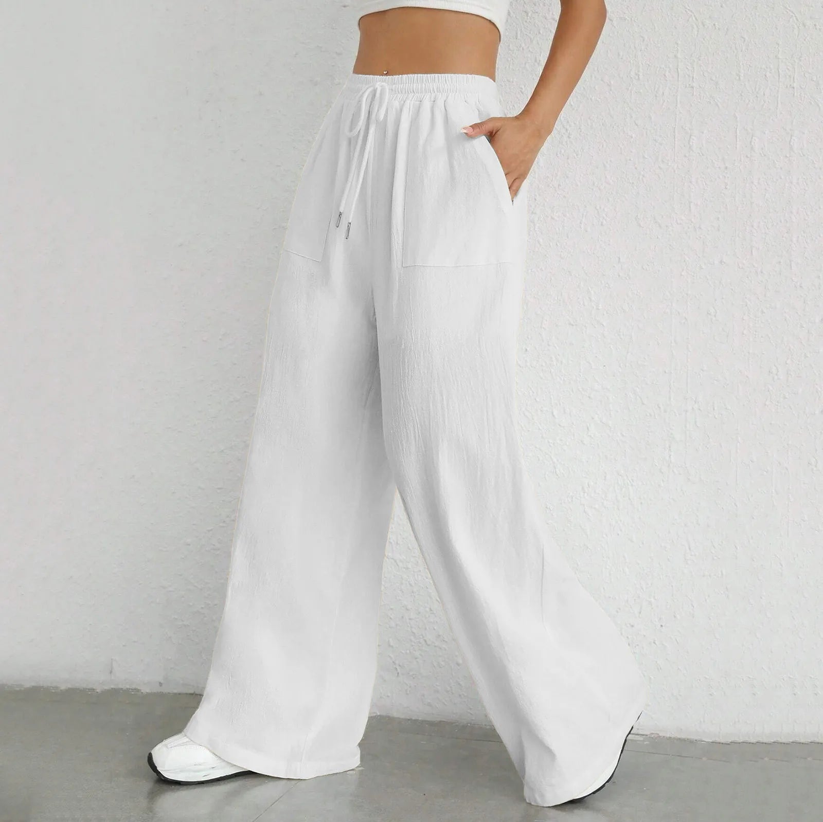 Gabrielle | Pantalón ancho de lino