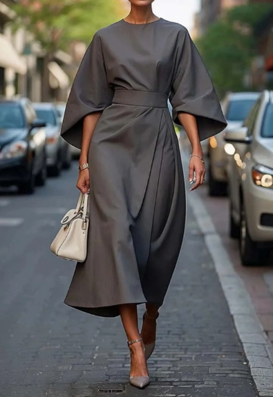 Celeste | Vestido Midi Estampado