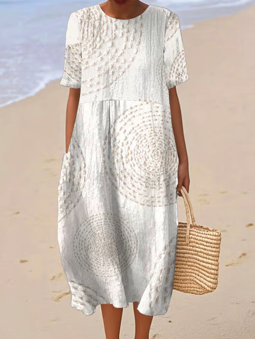 Vestido con detalles suaves