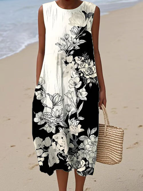 Vestido bohemio y fluido