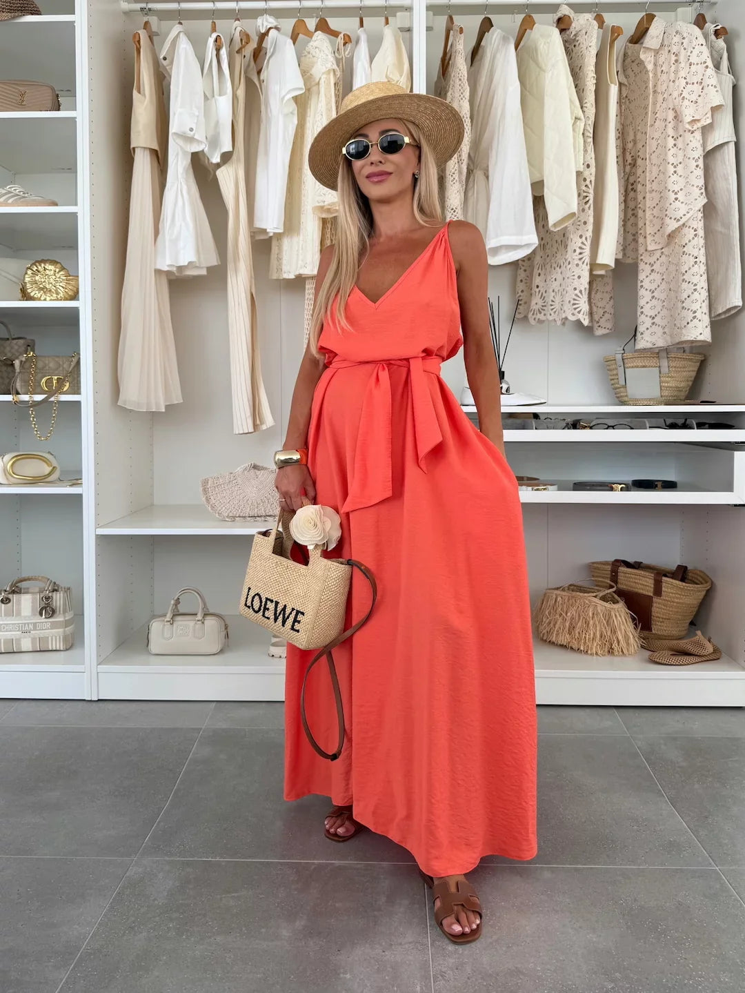 Candela | Vestido vaporoso con cinturón
