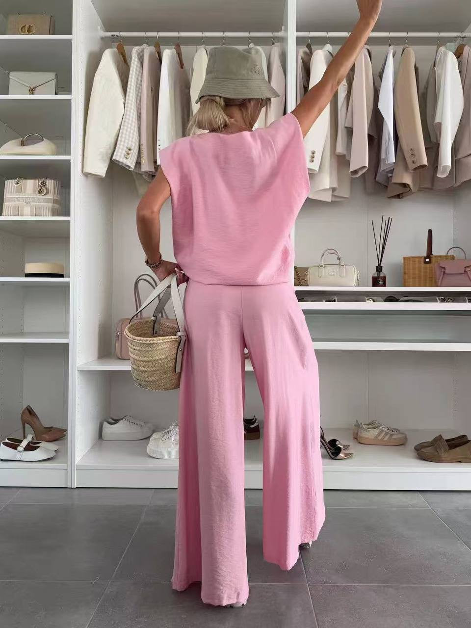 Simone | Conjunto elegante sin mangas