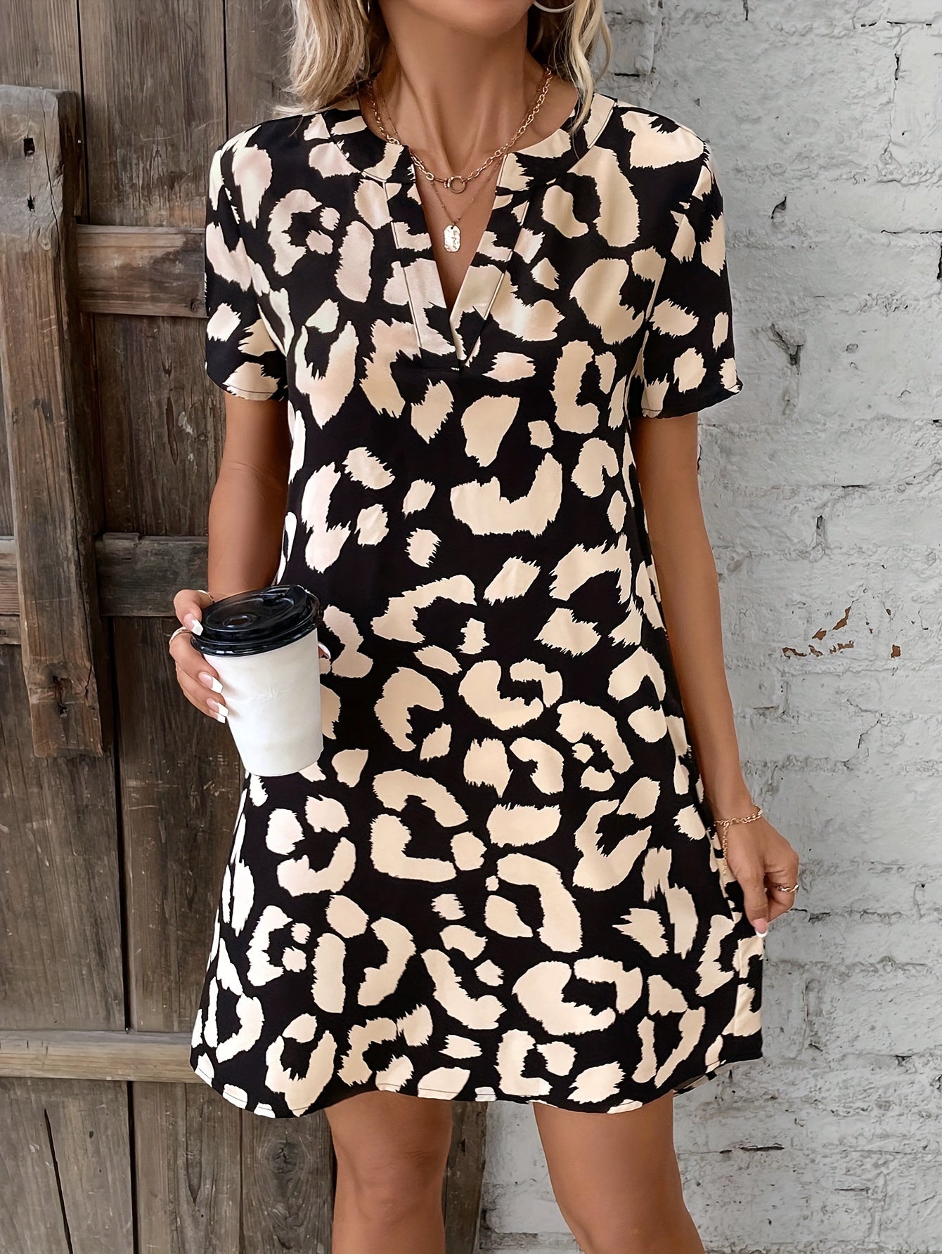 Catalina | Vestido Midi Leopardo