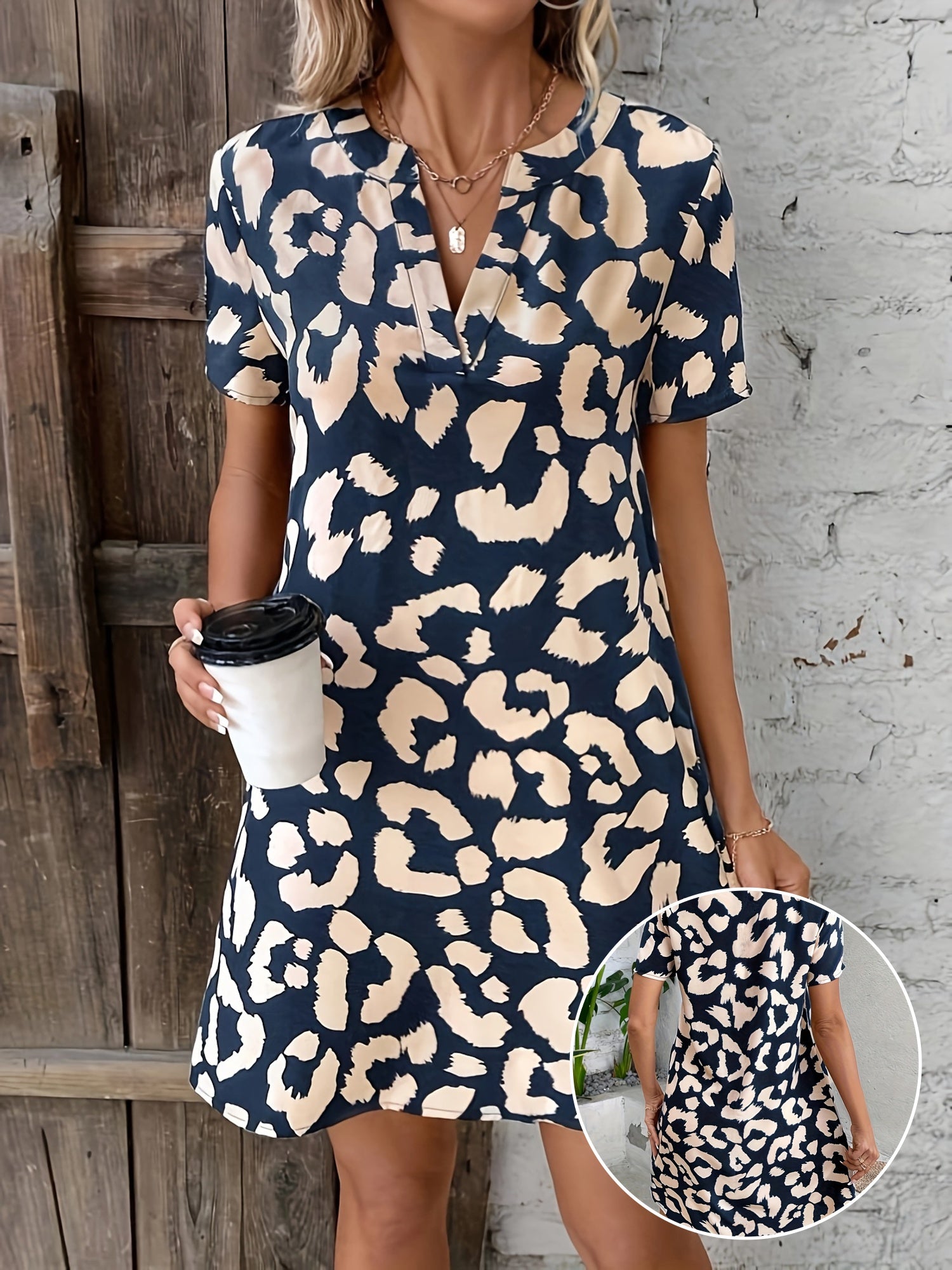 Catalina | Vestido Midi Leopardo