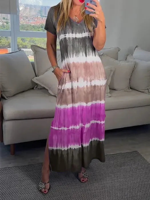 Verónica | Vestido cómodo con aberturas
