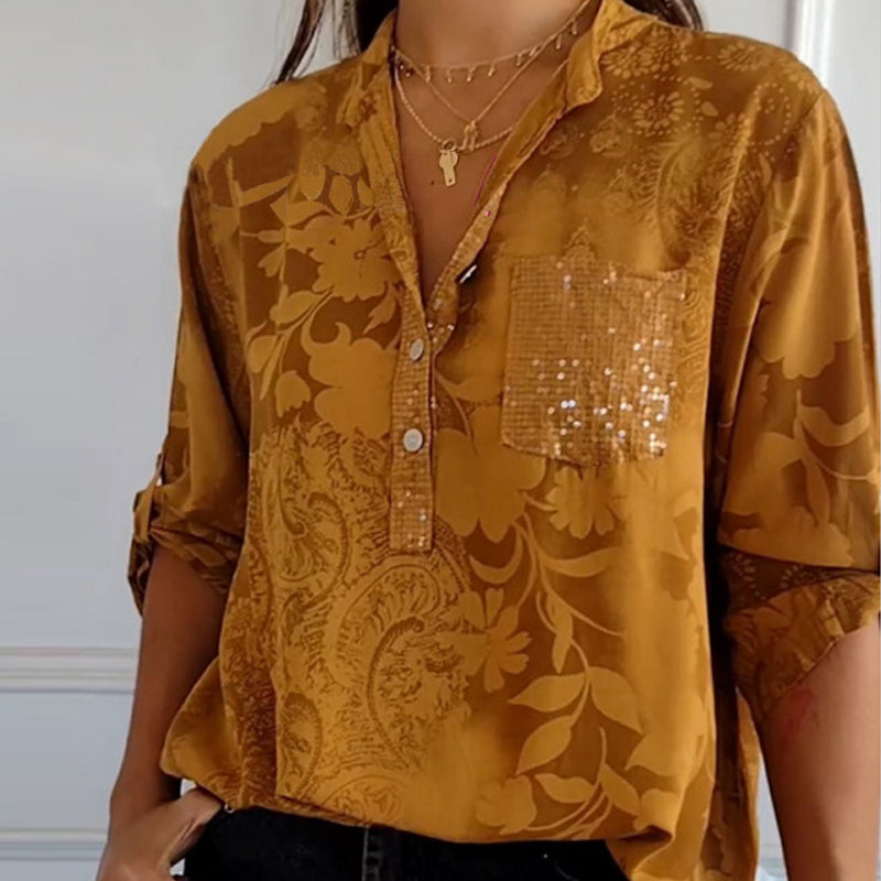 Blusa Annabel I con cuello en V