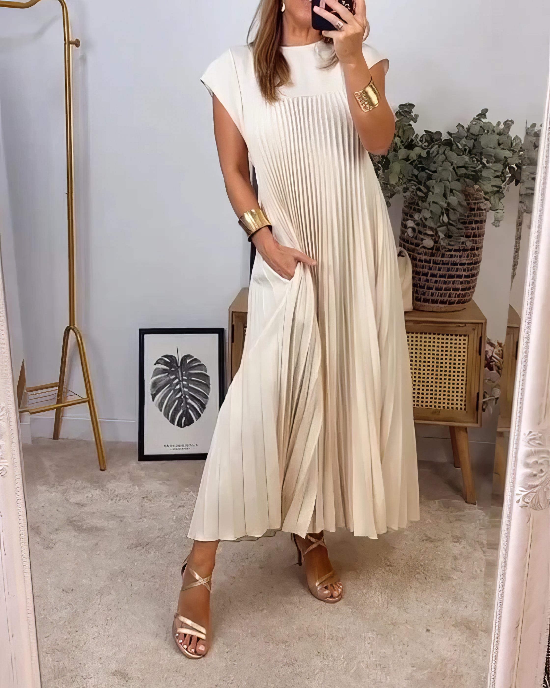 Colette | Vestido plisado elegante